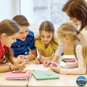 This setup helps create more balanced conversations within your classroom seating arrangement.