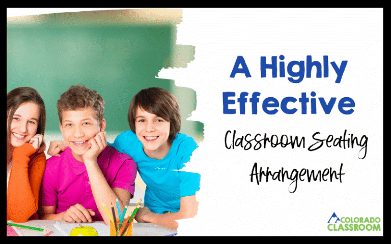 A Highly Effective Classroom Seating Arrangement
