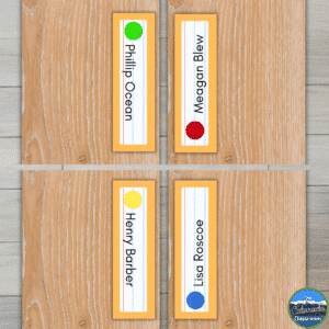 After listing your students from highest to lowest, you will build your tables, groups, or pods, by selecting one student from each level.