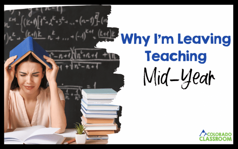 Why I'm Leaving Teaching Mid-Year