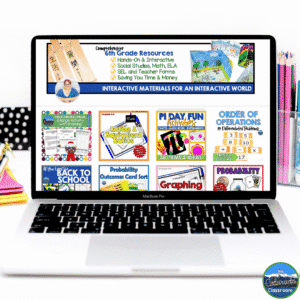If you're looking for more ways to bring that variety into your classroom, visit my TPT store for additional math resources. You'll find activities for graphing, probability, order of operations, reference sheets, and many other math resources. They can all help you add engaging practice without having to create something new every time your students need reinforcement.