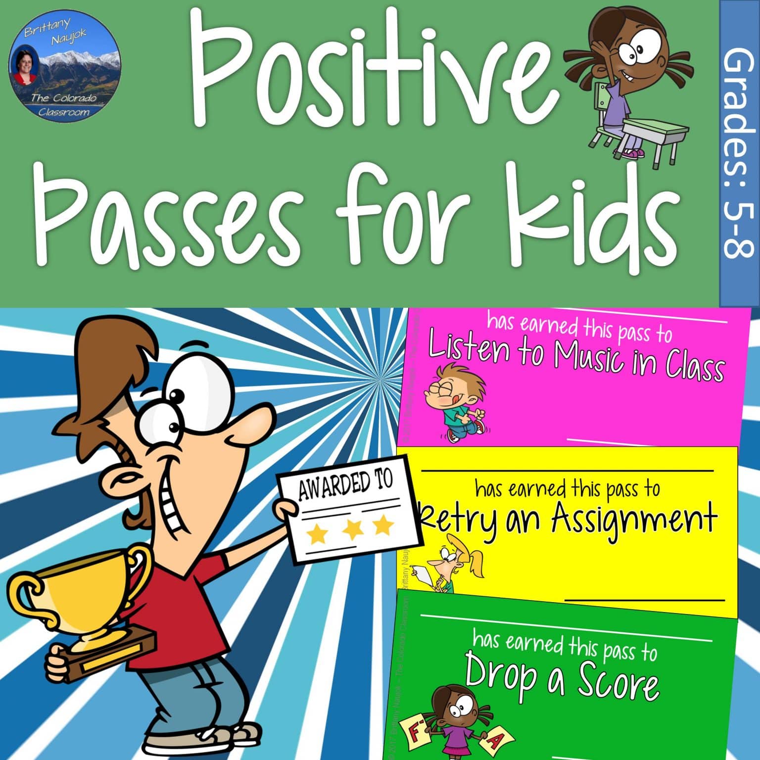 Positive Behavior Passes For Kids - The Colorado Classroom