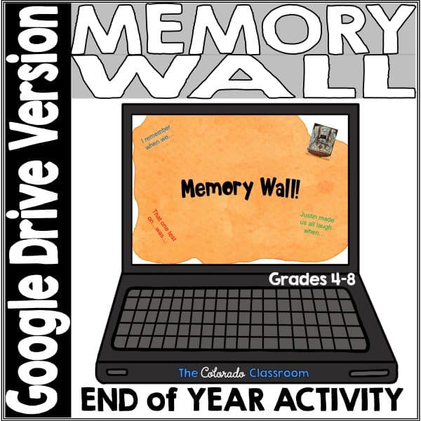Digital Memory Wall - End of the Year Cover Page