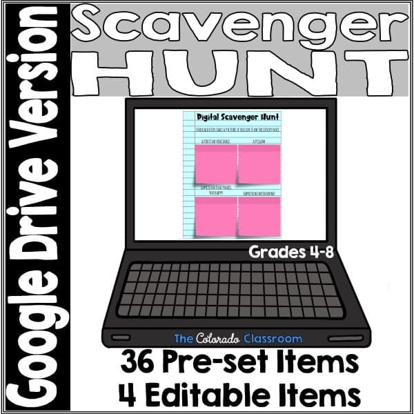 Digital Scavenger Hunt | Distance Learning Cover Image