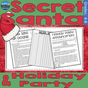 Secret Santa Forms & Holiday Party Forms Cover Page
