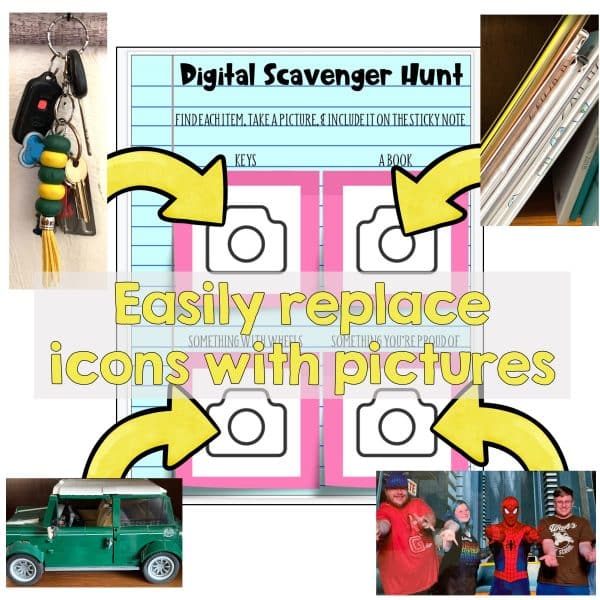 Digital Scavenger Hunt | Distance Learning Example Page