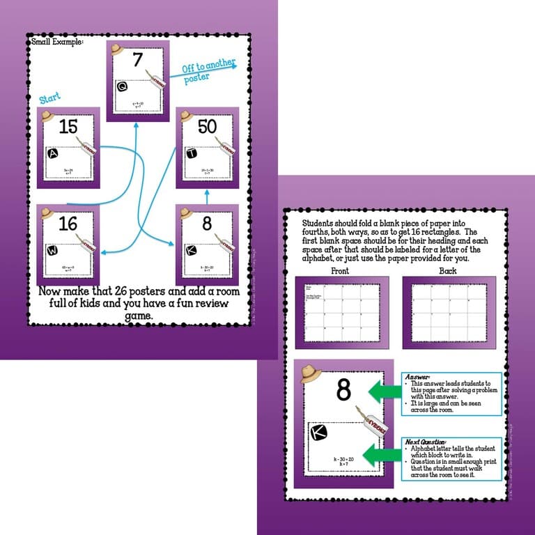 One-Step Equations Basic Math Game - The Colorado Classroom