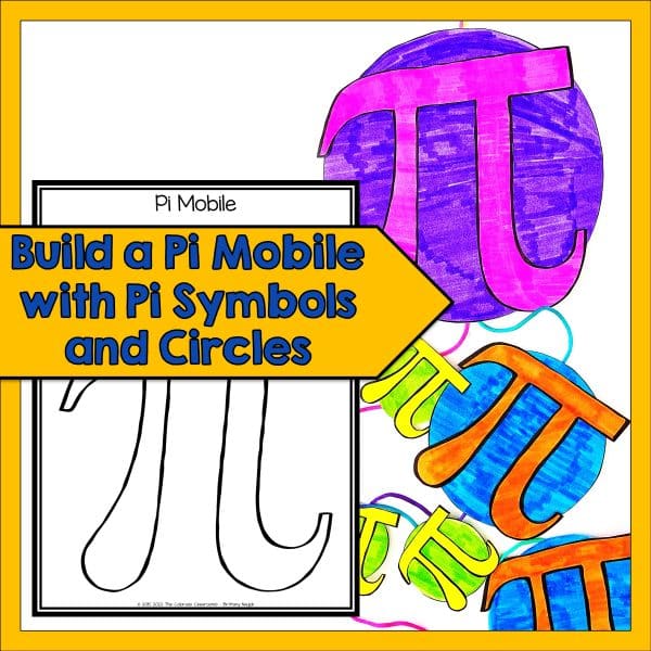 Pi Mobile instruction sheet and example mobile.