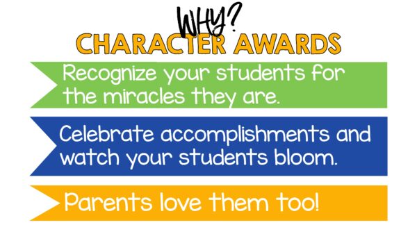 Why Character Awards?