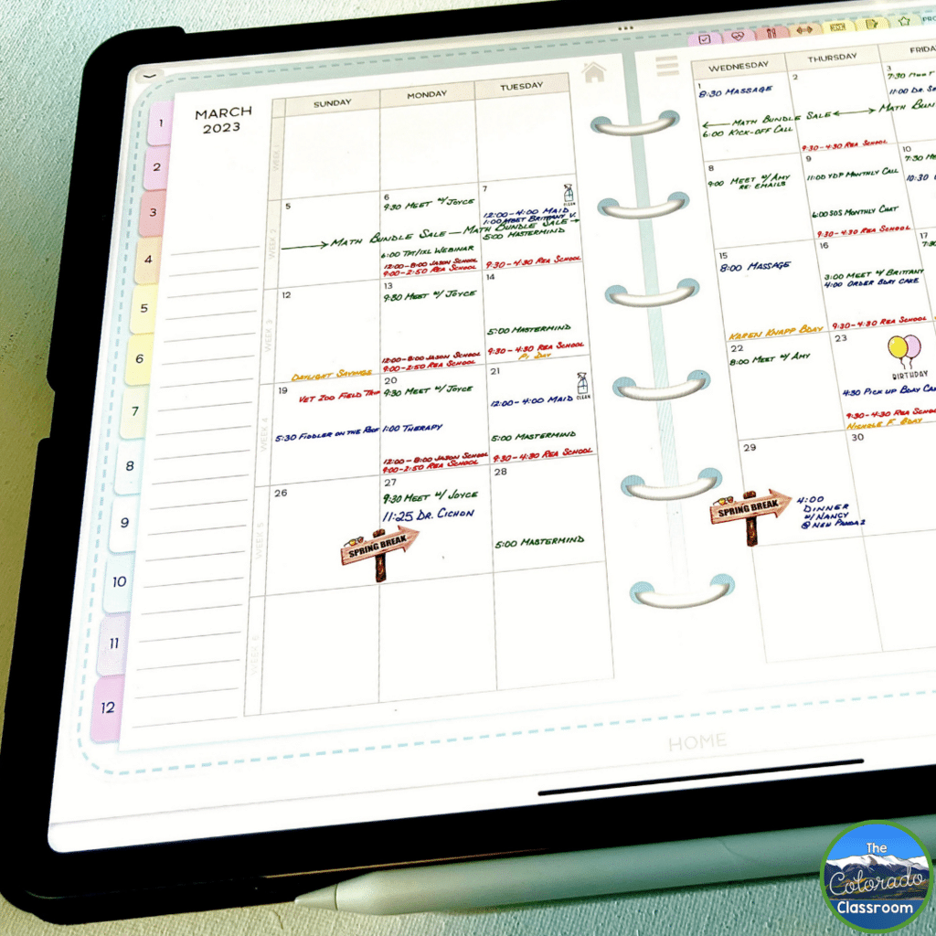 A digital teacher planner like this is perfect for the tech savvy teacher this year.