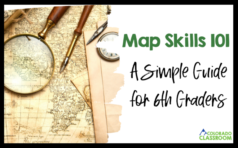 Use this amazing resource to teach map skills to your 6th graders using helpful no prep activities you can use with your social studies units.