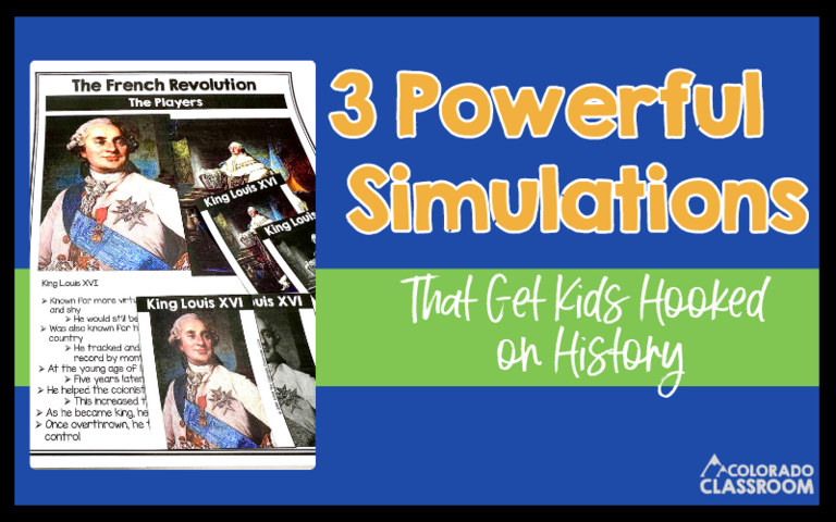 Find out about the power of using simulations to help bring history to life for your students.