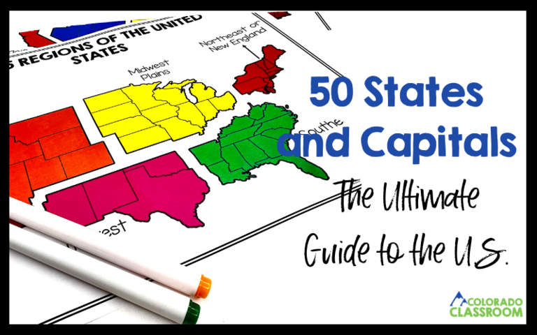 Use this incredible resource to teach your students all about the 50 states and capitals this year.