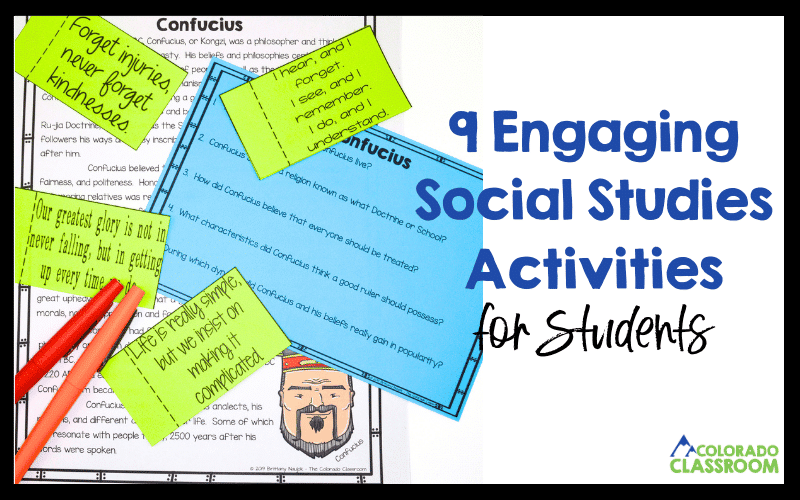 9 Engaging Social Studies Activities for Students