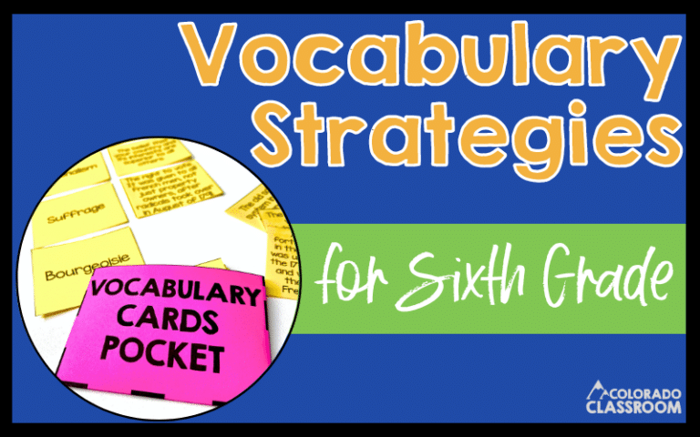 Add some new vocabulary strategies for sixth grade to your teacher tool belt using these graphic organizers, activities and worksheets.