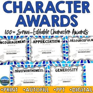 Character Awards in Blue