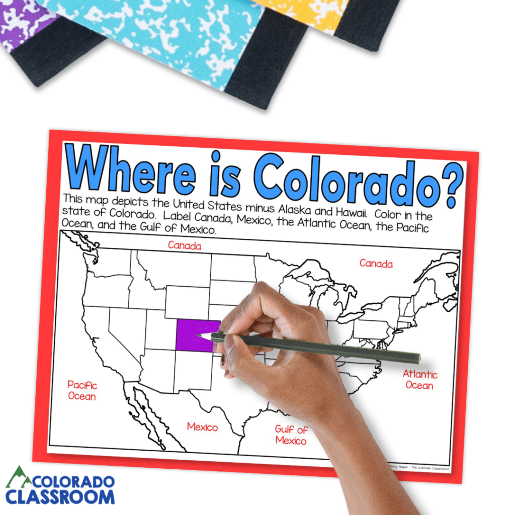 This activity will have your students interactinv with a US Map and locating Colorado