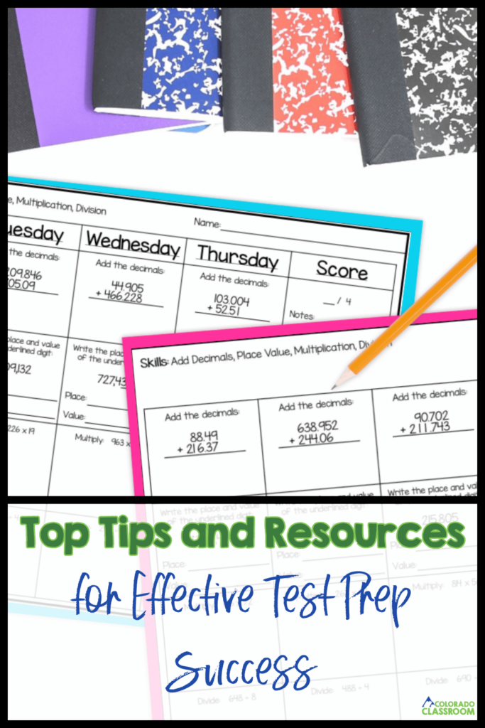 Remember to save this post to your favorite teacher Pinterest board for quick access to these tips and resources for test prep in your classroom!