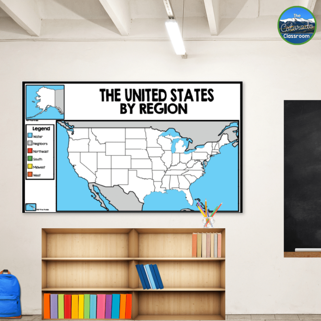 An interactive map can become a key tool in the classroom that is used in lessons each day.