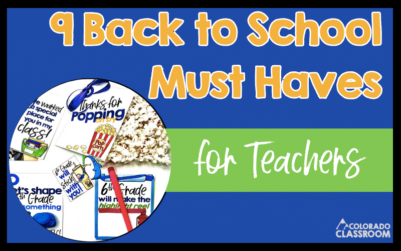 9 Back to School Must Haves for Teachers