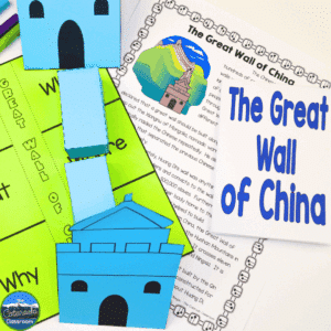 Hands-on activities like these for the Great Wall of China help students dive into the achievements of the early river civilizations.