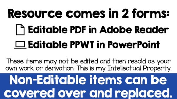 Resource Formatting and Editable Explanations