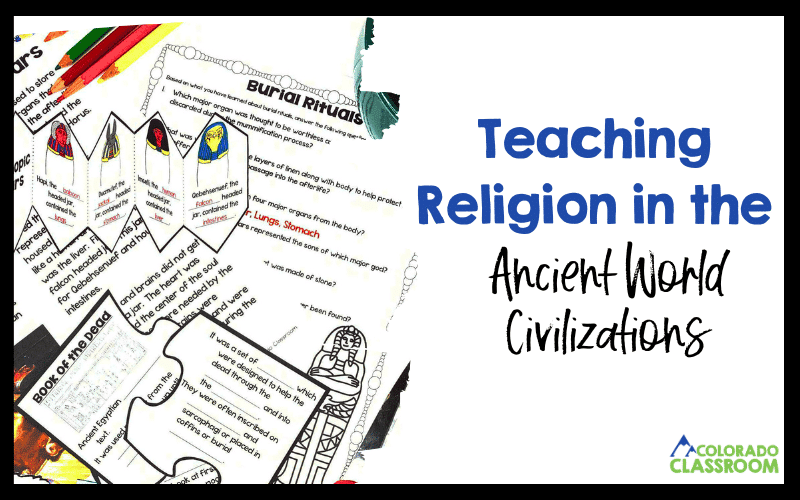 Teaching Religion in the Ancient World Civilizations